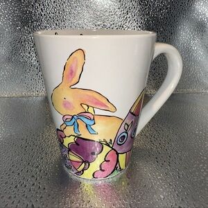 Rosanna Colorful ceramic happy Easter 🐇🐣 coffee mug